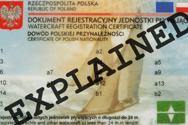The new Polish yacht registration explained