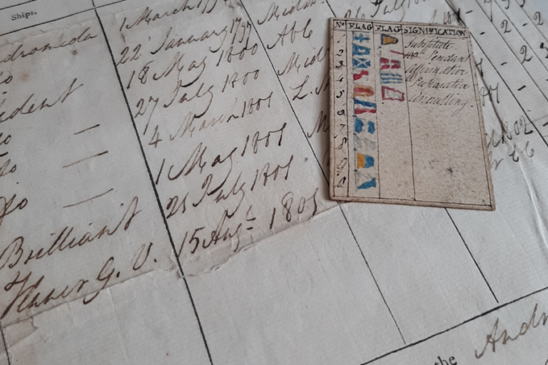 18th-Century Royal Navy Mariners Certificate: Francis Beaumont (1802) — HMS Andromeda, Ardent & Brilliant