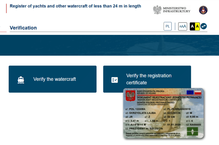 How to Verify Polish Vessel Registration Online